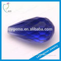 Natural drop blue luster cz jewelry
